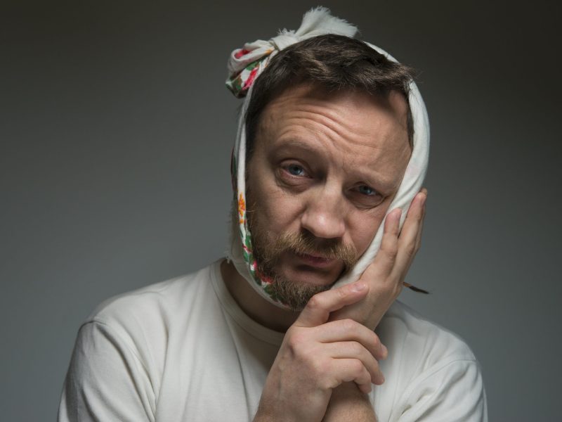 a man in intense dental pain